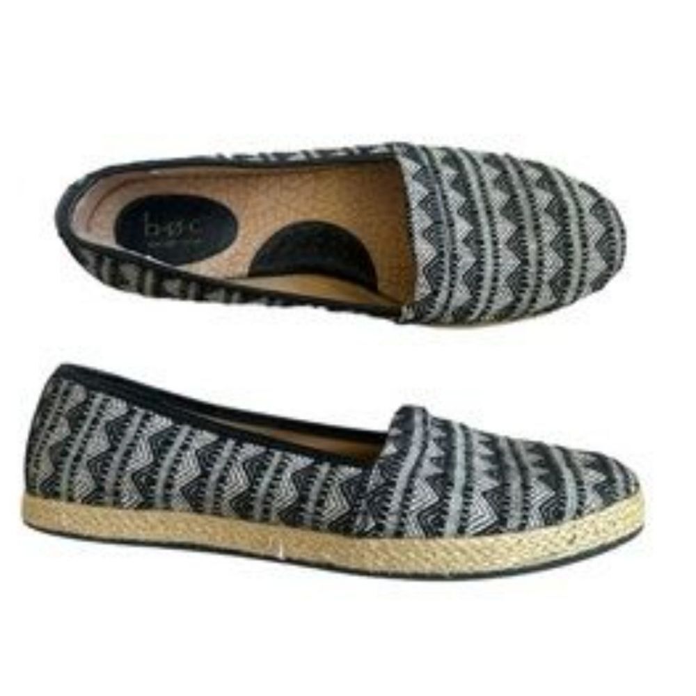 B.O.C. Women's Franki Southwestern Pattern Espadrille Slip On Flats, Sz 9.5
